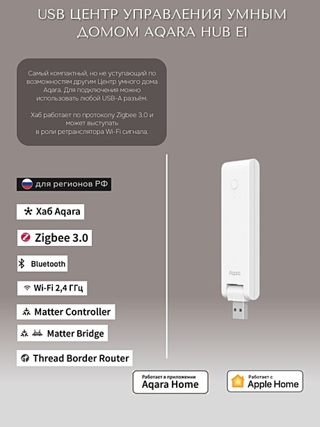 Центр управления умным домом Aqara Hub E1